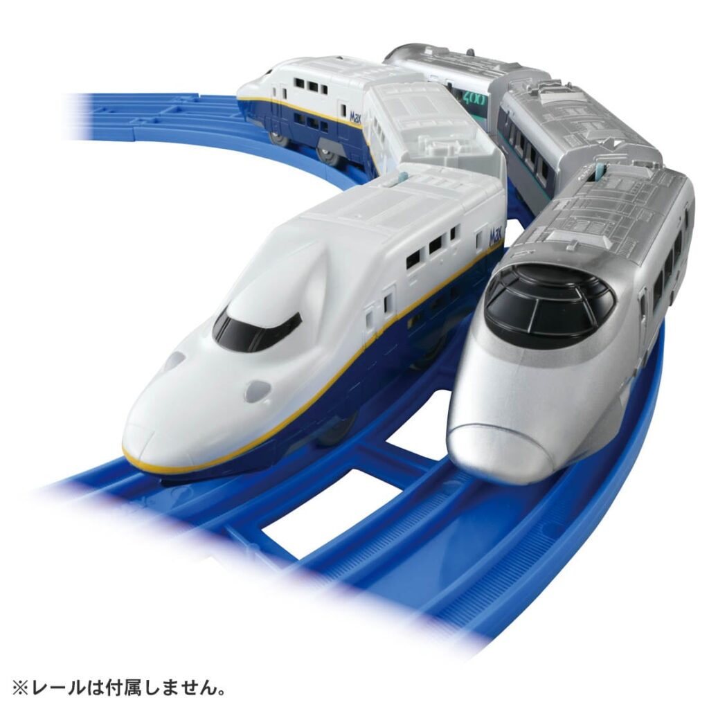 プラレール 新幹線YEAR2022 400系つばさ&E4系Max連結セット」2022年9月 
