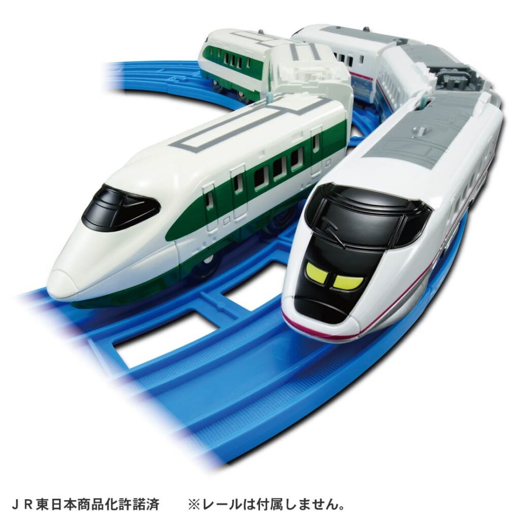 プラレール 200系カラー新幹線(E2系)&E3系新幹線こまちダブルセット
