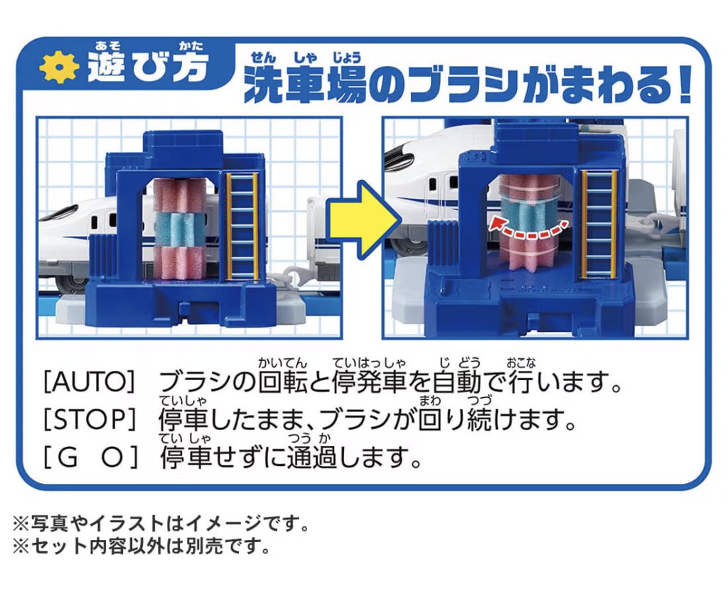 プラレール J－33 アクションタウン ぐるぐる洗車場