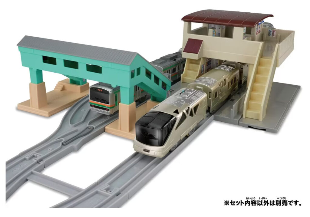 橋上駅舎と跨線橋キット