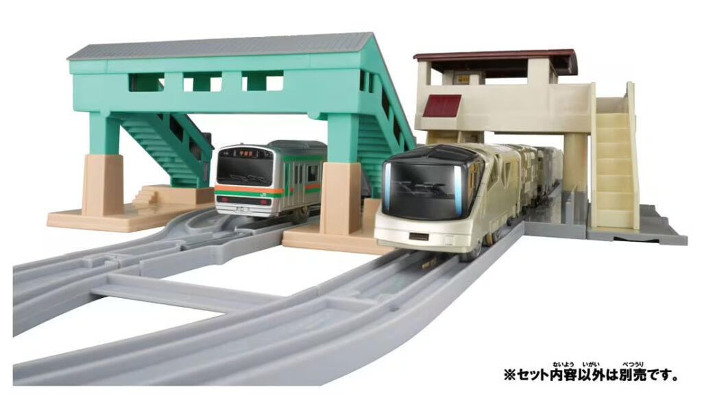 橋上駅舎と跨線橋キット