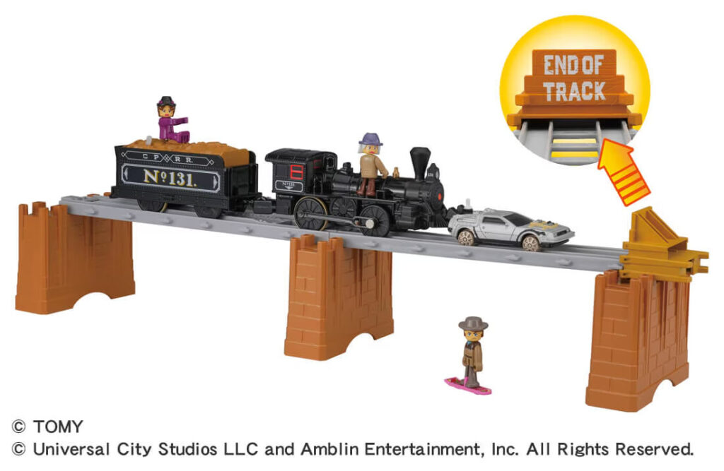 プラレール バック・トゥ・ザ・フューチャーPART3 蒸気機関車131号&タイムマシン