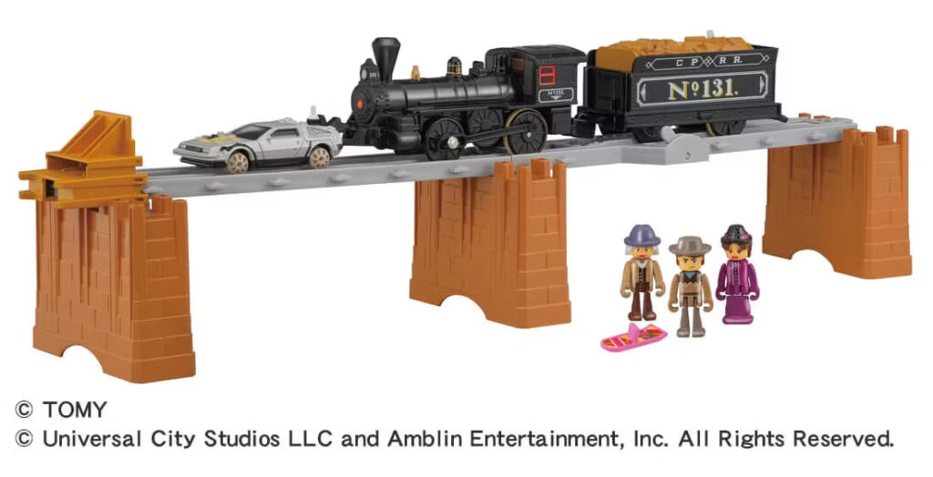 プラレール バック・トゥ・ザ・フューチャーPART3 蒸気機関車131号&タイムマシン