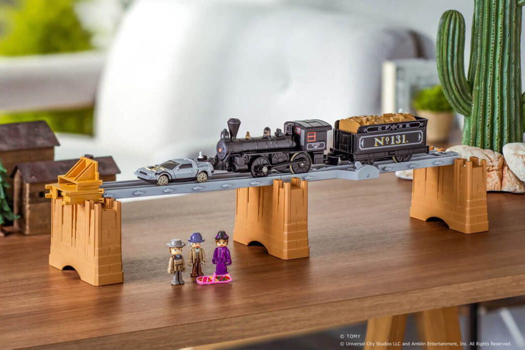 プラレール バック・トゥ・ザ・フューチャーPART3 蒸気機関車131号&タイムマシン 3