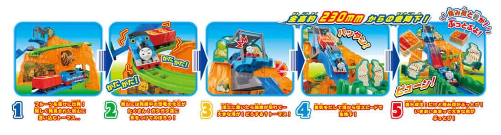プラレール きかんしゃトーマス ドキドキ!急降下!ダブルでぶっとびマウンテン