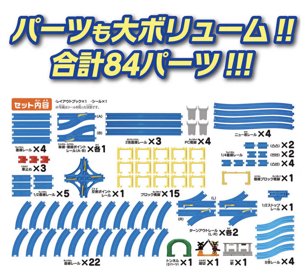 プラレール 100のレイアウトがつくれる!ドリームレールキット