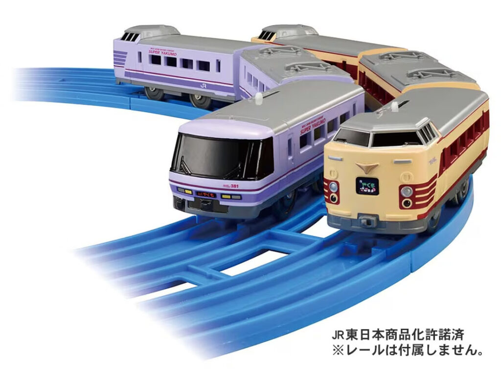 プラレール さらば381系特急やくも(国鉄色やくも+スーパーやくも色) 3