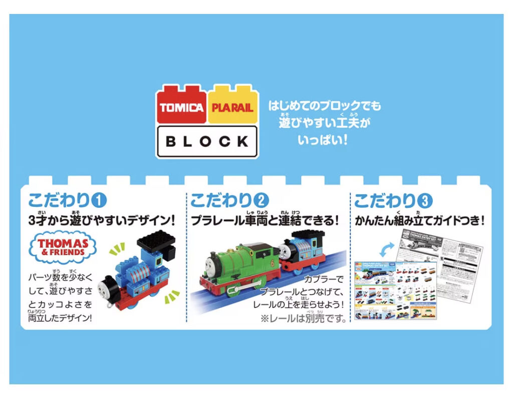 トミカ・プラレールブロック きかんしゃトーマス エントリーセット
