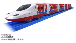 「プラレール JR九州 スーパーマリオ トレイン 西九州新幹線かもめ」発売