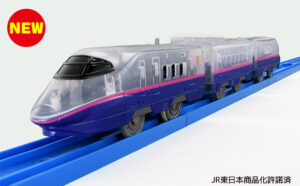 「イベント記念商品 プラレール E2系新幹線 クリアカラー」発売