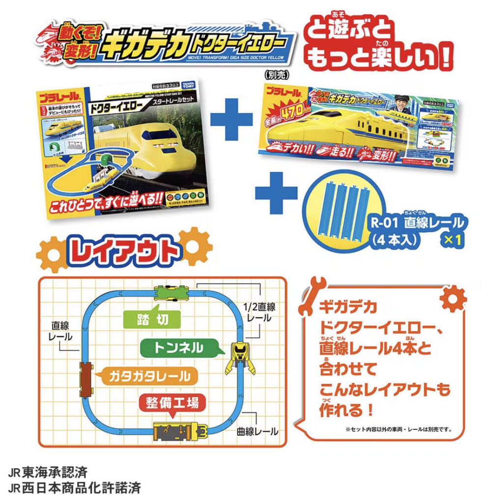プラレール ドクターイエロー スタートレールセット