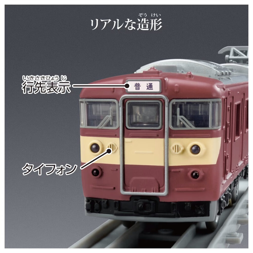 プラレール リアルクラス 415系近郊電車(赤電)