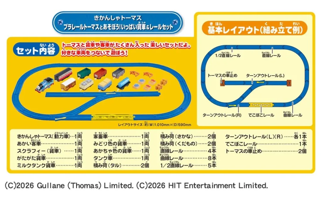 プラレール プラレールトーマスとあそぼう!いっぱい貨車&レールセット