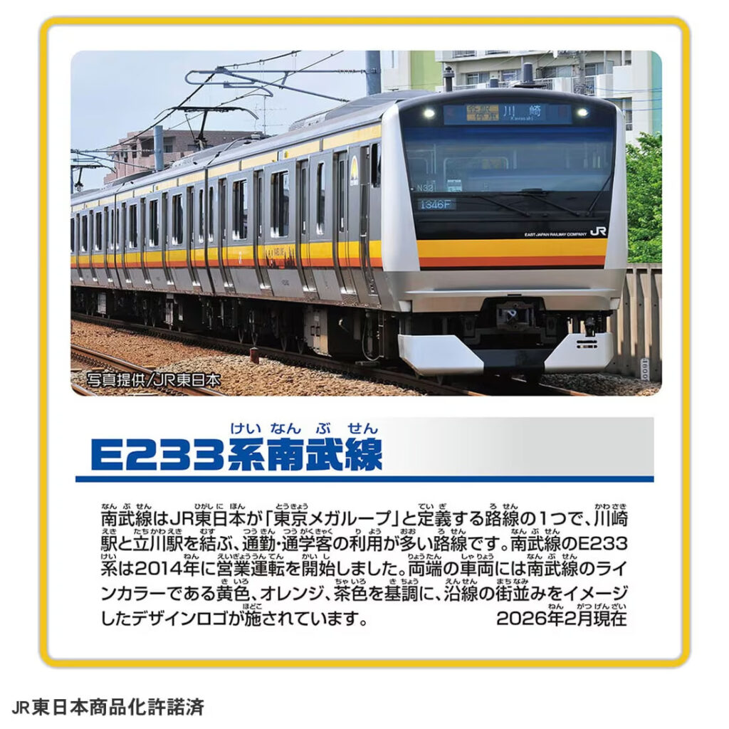 プラレール キミの街のヒーローシリーズ E233系南武線