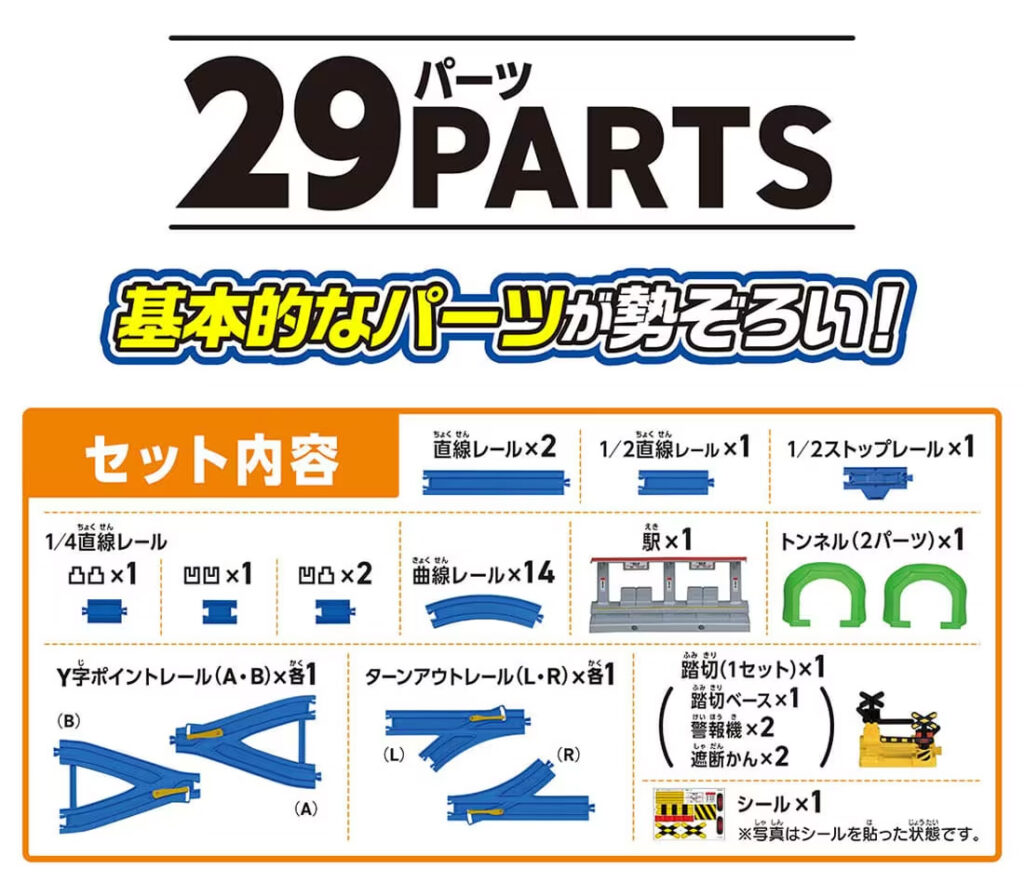 プラレール 10のレイアウトがつくれる!ベーシックレールキット