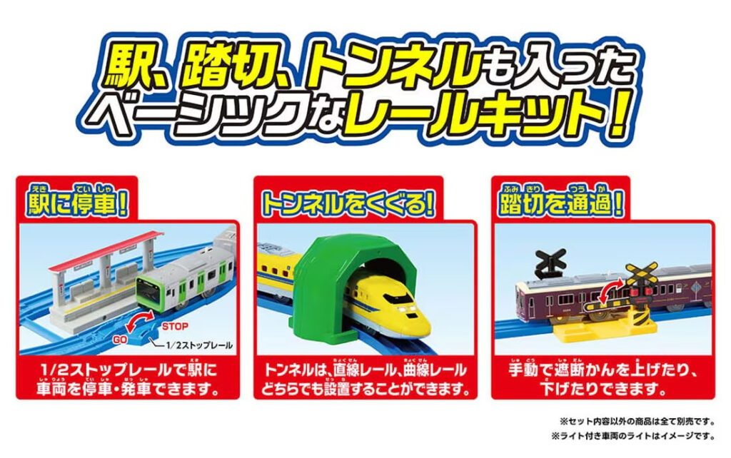 プラレール 10のレイアウトがつくれる!ベーシックレールキット